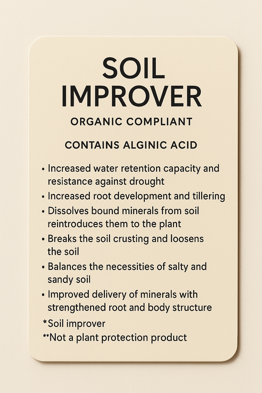 10 kg Powder Soil Improver